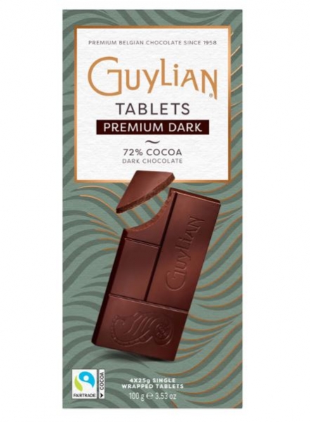 Guylian плитка из темного шоколада  72% какао 100 грамм