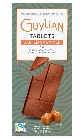 Guylian молочная плитка с солёной карамелью 100 грамм