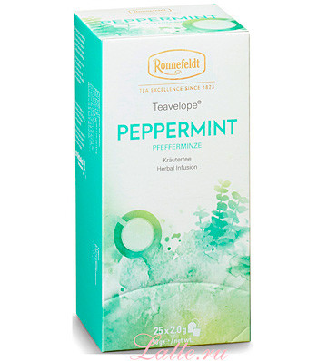 Ronnefeldt Teavelope Peppermint травяной чай 25 пак