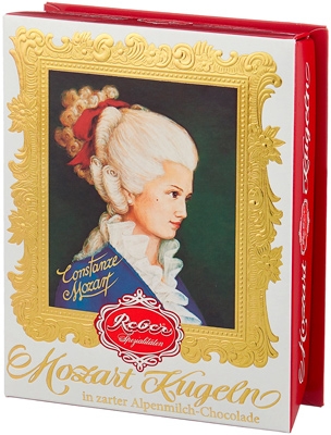 Reber Mozart Constanze Молочный шоколад 120 г