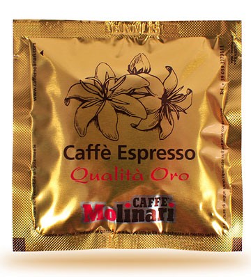 Molinari Qualita Oro кофе в чалдах 25 шт