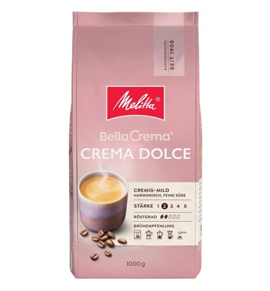 Melitta Bella Crema Dolce кофе в зернах 1 кг