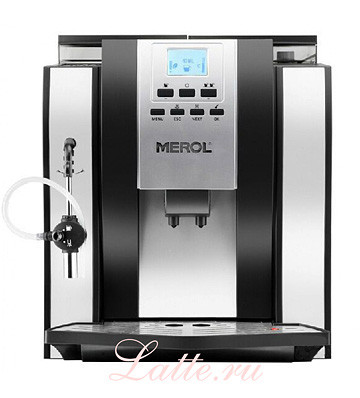 Merol 709 черный серебристый автоматическая кофемашина