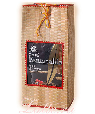 Cafe Esmeralda молотый кофе в плетеной сумочке 250 г