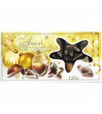Ameri конфеты шоколадные Новогодние шары новогодняя упаковка 125 г