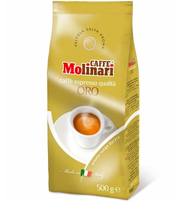 Molinari Qualita Oro кофе в зернах 500 г