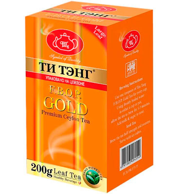 Tea Tang GOLD F.B.O.P. черный чай 200 г