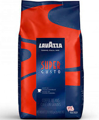 Lavazza Super Gusto UTZ кофе в зернах 1 кг