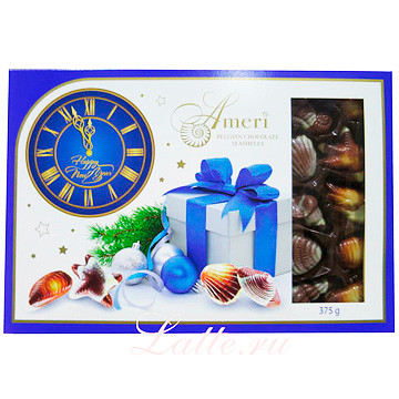 Ameri конфеты шоколадные Новогодний Подарок новогодняя упаковка 375 гр