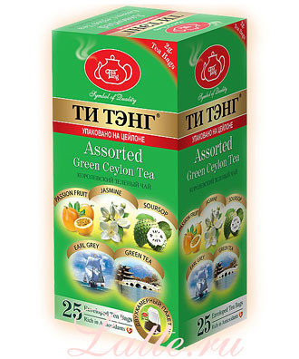 Tea Tang Ассорти Фруктовое зеленый чай 25 пак