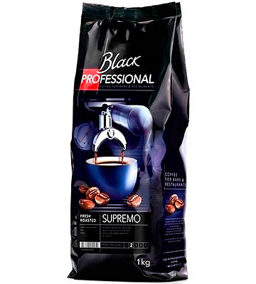 Black Professional Supremo кофе в зернах 1кг