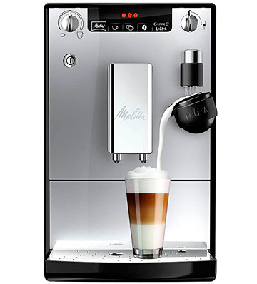 Melitta Caffeo Lattea Е955-103 серебристо-черная автоматическая кофемашина