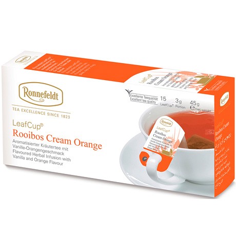 Ronnefeldt LeafCup Cream Orange травяной чай 15 пак