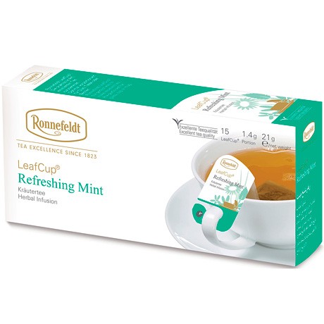 Ronnefeldt LeafCup Refreshing Mint травяной чай 15 пак