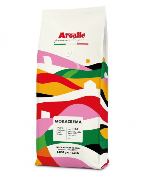 Arcaffe Mokacrema кофе в зернах 1 кг