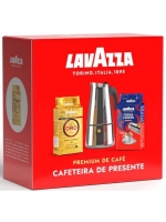 Lavazza Qualita ORO 250г + Crema E Gusto 250г + гейзерная кофеварка