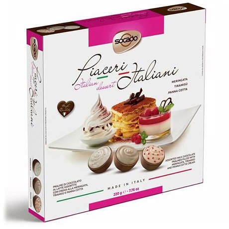 Socado Итальянский десерт конфеты шоколадные 220 г