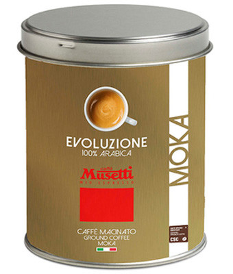 Musetti Evoluzione 100% арабика кофе молотый 250 г жб