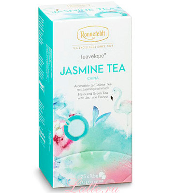 Ronnefeldt Teavelope Jasmin ароматизированный зеленый чай 25 пак