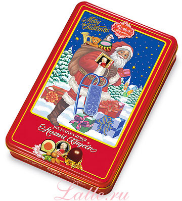 Reber Mozart  Merry Christmas жб конфеты шоколадные новогодние 300 г