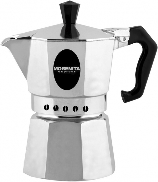 Morenita Express 3 порции 130 мл гейзерная кофеварка