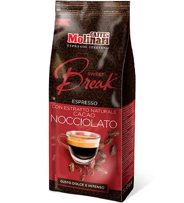 Molinari Орех и Шоколад кофе молотый ароматизированный 250 г