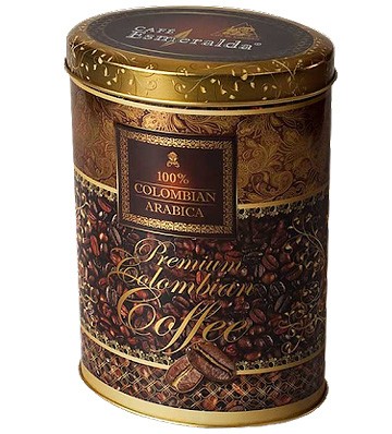 Cafe Esmeralda набор Колумбия молотый и зерновой кофе в жб 180 г