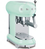 SMEG ECF01PGEU пастельная-зеленая рожковая кофеварка
