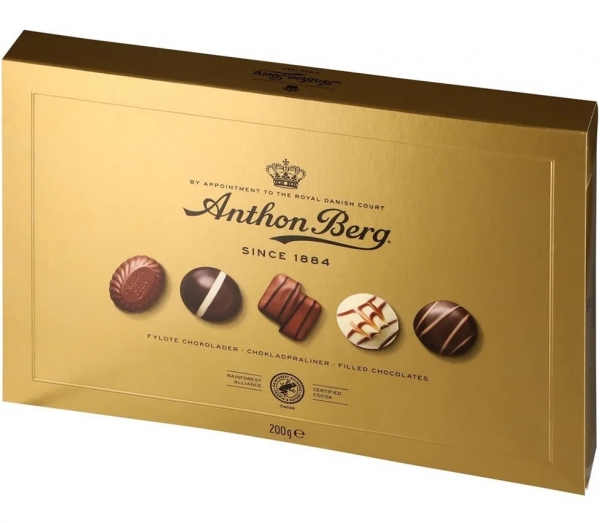 Anthon Berg Ассорти шоколадных конфет Luxury Gold 200 г