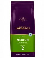 Lofbergs Medium Roast кофе в зернах 1 кг