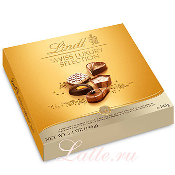 Lindt шоколад Swiss Luxury Selection Швейцарская Роскошь 145 г