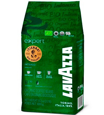 Lavazza Tierra Bio Organic Intenso кофе в зернах 1 кг