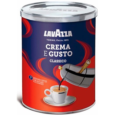 Lavazza Crema e Gusto кофе молотый 250 г жб