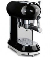 SMEG ECF01BLEU черная рожковая кофеварка
