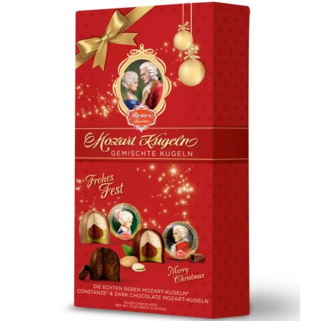Reber Mozart новогодние конфеты шоколадные 200 г