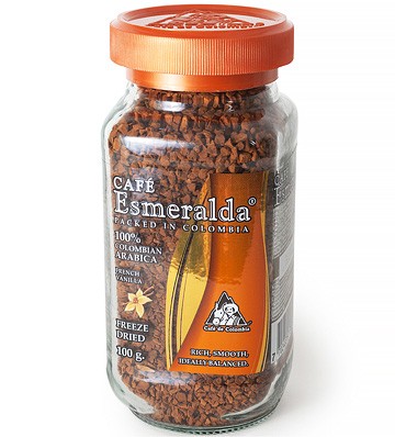 Cafe Esmeralda Французская Ваниль ароматизированный растворимый кофе 100 г