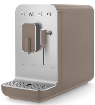 SMEG BCC02TPMEU серо-коричневая матовая автоматическая кофемашина