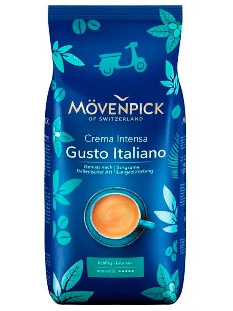 Movenpick Caffe Crema Gusto Italiano кофе в зернах 1 кг