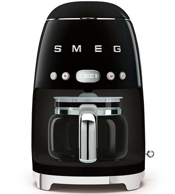 SMEG DCF02BLEU черная капельная кофеварка