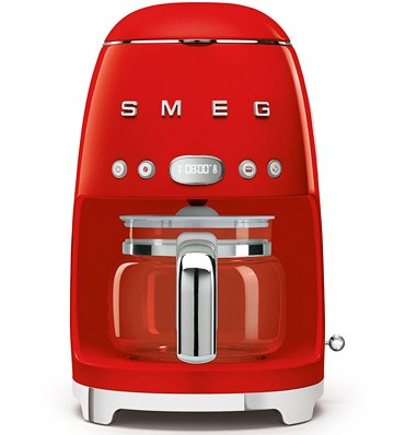 SMEG DCF02RDEU красная капельная кофеварка