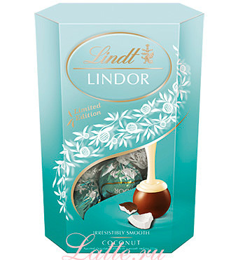 Lindt Lindor Кокос набор шоколадных конфет 200 г
