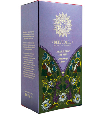 Belvedere Сокровища Альп травяной чай 100 г