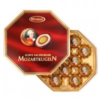 Mozart Mirabell Mozartkugeln Octagon Gift шоколадные шарики 300 г