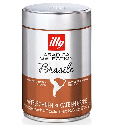 Illy Brazil Arabica Selection кофе в зернах жб 250 г