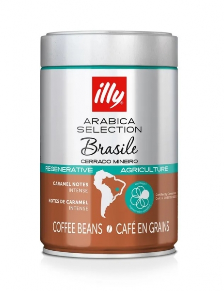 Illy Brazil Arabica Selection кофе в зернах жб 250 г