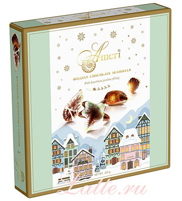 Ameri Морские Ракушки Мятная шоколадные конфеты 250 г