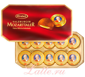 Mozart Mirabell Mozarttaler шоколадные медальоны 200 г