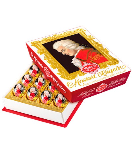 Reber Mozart Портрет Шарики набор конфет 400 г