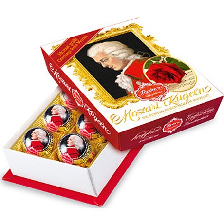 Reber Mozart Gift Box Dark Chocolate конфеты шоколадные 120 г