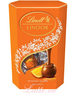 Lindt Lindor Апельсин шоколадные конфеты 200 г